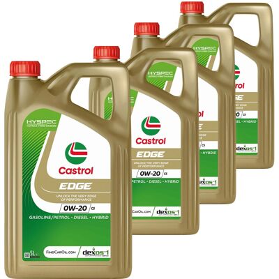 4x 5l Castrol Edge C5 0w20 Motoröl Passend Für Opel Ov 040 1547 A20 Mb 229.71: 4x 5l Castrol Edge C5 0w20 Motoröl Passend Für Opel Ov 040 1547 A20 Mb 229.71: