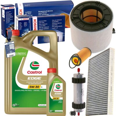 Bosch Filterset+castrol 5w30 Passend Für Audi A4 B9 A5 F5a F53 3.0+45+50 Tdi: Verschlussschraube, Ölwanne Aic: 56430 Aic: 60297 Audi: N0160271 Audi: N Bosch Filterset+castrol 5w30 Passend Für Audi A4 B9 A5 F5a F53 3.0+45+50 Tdi: Verschlussschraube, Ölwanne Aic: 56430 Aic: 60297 Audi: N0160271 Audi: N