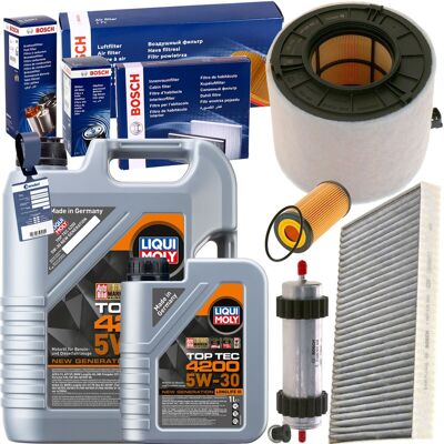 Bosch Filterset+liqui 5w30 Passend Für Audi A4 B9 A5 F5a F53 3.0+45+50 Tdi: Verschlussschraube, Ölwanne Aic: 56430 Aic: 60297 Audi: N0160271 Audi: N01 Bosch Filterset+liqui 5w30 Passend Für Audi A4 B9 A5 F5a F53 3.0+45+50 Tdi: Verschlussschraube, Ölwanne Aic: 56430 Aic: 60297 Audi: N0160271 Audi: N01