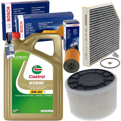 Bosch Filterset+castrol 5w30 Passend Für A4 B8 A5 8t Q5 8r/ 2.0 Tdi 136-190 Ps: Verschlussschraube, Ölwanne 3rg: 83021 Aic: 51791 Aic: 60209 Audi: N90 Bosch Filterset+castrol 5w30 Passend Für A4 B8 A5 8t Q5 8r/ 2.0 Tdi 136-190 Ps: Verschlussschraube, Ölwanne 3rg: 83021 Aic: 51791 Aic: 60209 Audi: N90