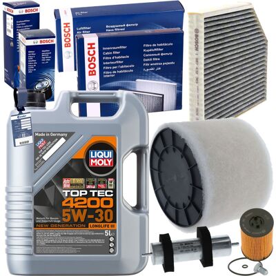 Bosch Filterset+liqui 5w30 Öl Passend Für 2.0 Tdi 136-190ps Audi A4 B8 A5 8t Q5: Verschlussschraube, Ölwanne 3rg: 83021 Aic: 51791 Aic: 60209 Audi: N9 Bosch Filterset+liqui 5w30 Öl Passend Für 2.0 Tdi 136-190ps Audi A4 B8 A5 8t Q5: Verschlussschraube, Ölwanne 3rg: 83021 Aic: 51791 Aic: 60209 Audi: N9