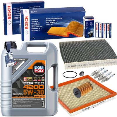 Bosch Inspektionspaket+liqui 5w30 Öl Passend Für Opel Astra J 1.4 / 87-101 Ps: Verschlussschraube, Ölwanne 3rg: 83019 Aic: 51188 Automega: 130097610 B Bosch Inspektionspaket+liqui 5w30 Öl Passend Für Opel Astra J 1.4 / 87-101 Ps: Verschlussschraube, Ölwanne 3rg: 83019 Aic: 51188 Automega: 130097610 B