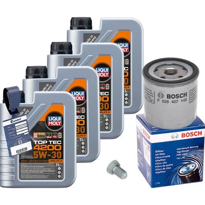 Bosch Ölfilter+liqui Moly Top Tec 4200 Passend Für Audi A3 Seat Ateca Vw Golf 7: Ölfilter 1a First Automotive: L40635 Amc Filter: Fof10279 Amc Filter: Bosch Ölfilter+liqui Moly Top Tec 4200 Passend Für Audi A3 Seat Ateca Vw Golf 7: Ölfilter 1a First Automotive: L40635 Amc Filter: Fof10279 Amc Filter:
