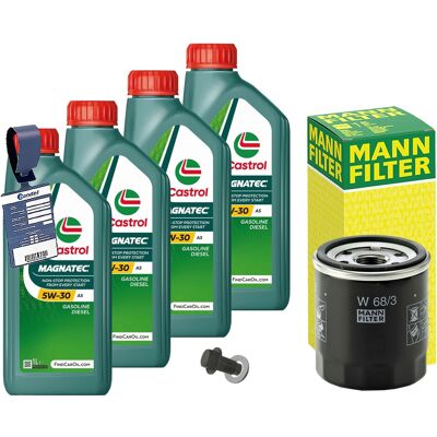 Mann Ölfilter+castrol Magnatec A5 5w30 Passend Für Toyota Yaris P13/1.0 69+72ps: Verschlussschraube, Ölwanne 3rg: 83039 Aic: 56291 Bga: Pk6700 Birth: Mann Ölfilter+castrol Magnatec A5 5w30 Passend Für Toyota Yaris P13/1.0 69+72ps: Verschlussschraube, Ölwanne 3rg: 83039 Aic: 56291 Bga: Pk6700 Birth: