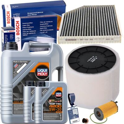 Bosch Filterset+liqui Moly 5w30 Öl Passend Für Audi A5 8t 8f A4 B8 Q5 8r/3.0 Tdi: Filter, Innenraumluft 1a First Automotive: C30317 1a First Automotiv Bosch Filterset+liqui Moly 5w30 Öl Passend Für Audi A5 8t 8f A4 B8 Q5 8r/3.0 Tdi: Filter, Innenraumluft 1a First Automotive: C30317 1a First Automotiv