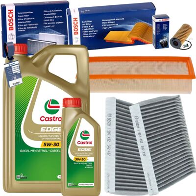 Bosch Filterset+castrol 5w30 Öl Passend Für Bmw X3 F25 X4 F26 X/sdrive 18+20d: Filter, Innenraumluft 1a First Automotive: C304692 Amc Filter: Fca10284 Bosch Filterset+castrol 5w30 Öl Passend Für Bmw X3 F25 X4 F26 X/sdrive 18+20d: Filter, Innenraumluft 1a First Automotive: C304692 Amc Filter: Fca10284