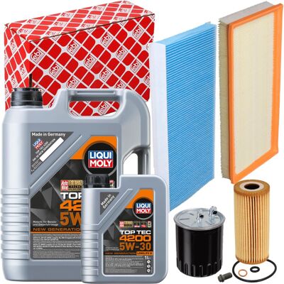 Febi Inspektionspaket+liqui 5w30 Öl Passend Für Mercedes A/b Klasse W169 W245: Teilesatz, Inspektion Febi Bilstein: 38775 Mercedes-benz: 6400940204 Me Febi Inspektionspaket+liqui 5w30 Öl Passend Für Mercedes A/b Klasse W169 W245: Teilesatz, Inspektion Febi Bilstein: 38775 Mercedes-benz: 6400940204 Me
