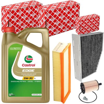 Febi Bilstein Febi Filterset+castrol 5w30 Passend Für Audi A3 8p Vw Caddy 3 Golf 6 Passat B6: Luftfilter 1a First Automotive: A62102 Amc Filter: Faf10058 Ashika: Fa Febi Bilstein Febi Filterset+castrol 5w30 Passend Für Audi A3 8p Vw Caddy 3 Golf 6 Passat B6: Luftfilter 1a First Automotive: A62102 Amc Filter: Faf10058 Ashika: Fa