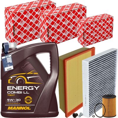 Bosch Filterset+mannol 5w30 Öl Passend Für Audi A3 8v Vw Golf 7 Passat B8 Touran: Motoröl Bmw: 83212405666 Bmw: 83212466457 Eurolub: 211000 Eurolub: 2 Bosch Filterset+mannol 5w30 Öl Passend Für Audi A3 8v Vw Golf 7 Passat B8 Touran: Motoröl Bmw: 83212405666 Bmw: 83212466457 Eurolub: 211000 Eurolub: 2