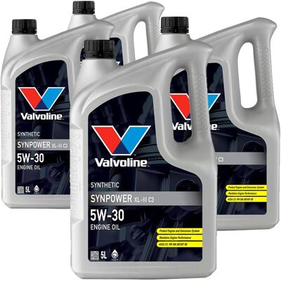 4x5l Valvoline Synpower™ Xl-iii C3 5w-30 Motoröl Passend Für Bmw Ll-04 Mb 229.31: Herstellernummer: 872375 4x5l Valvoline Synpower™ Xl-iii C3 5w-30 Motoröl Passend Für Bmw Ll-04 Mb 229.31: Herstellernummer: 872375