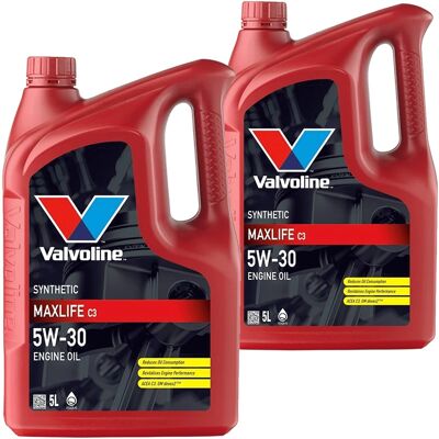 2x5l Valvoline Maxlife C3 5w30 Motoröl Passend Für Bmw Ll04 Mb 229.51/.31 Vw 502: Herstellernummer: 881676 2x5l Valvoline Maxlife C3 5w30 Motoröl Passend Für Bmw Ll04 Mb 229.51/.31 Vw 502: Herstellernummer: 881676