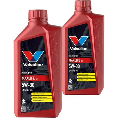 2x1l Valvoline Maxlife C3 5w30 Motoröl Passend Für Bmw Ll04 Mb 229.51/.31 Vw 502: Herstellernummer: 872369 2x1l Valvoline Maxlife C3 5w30 Motoröl Passend Für Bmw Ll04 Mb 229.51/.31 Vw 502: Herstellernummer: 872369