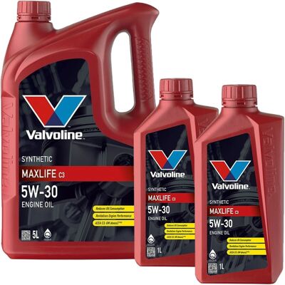 1x5l+2x1l Valvoline Maxlife C3 5w-30 Motoröl Passend Für Bmw Ll04 Mb 229.51/.31: Herstellernummer: 881676 + 872369 1x5l+2x1l Valvoline Maxlife C3 5w-30 Motoröl Passend Für Bmw Ll04 Mb 229.51/.31: Herstellernummer: 881676 + 872369