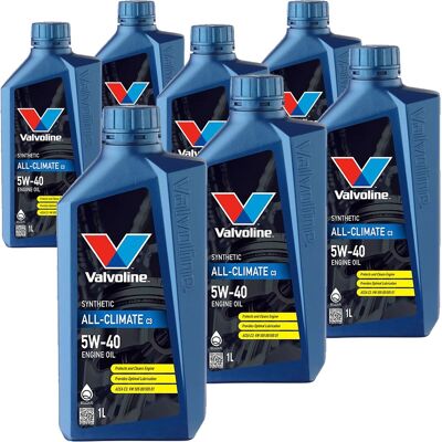 7x1l Valvoline All-climate C3 5w40 Motoröl Passend Für Bmw Ll04 Mb 229.31 Vw 502: Herstellernummer: 872278 7x1l Valvoline All-climate C3 5w40 Motoröl Passend Für Bmw Ll04 Mb 229.31 Vw 502: Herstellernummer: 872278