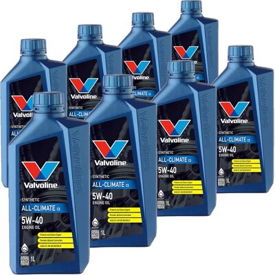 8x1l Valvoline All-climate C3 5w40 Motoröl Passend Für Bmw Ll04 Mb 229.31 Vw 502: Herstellernummer: 872278 8x1l Valvoline All-climate C3 5w40 Motoröl Passend Für Bmw Ll04 Mb 229.31 Vw 502: Herstellernummer: 872278