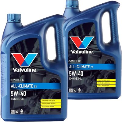 2x5l Valvoline All-climate C3 5w40 Motoröl Passend Für Bmw Ll04 Mb 229.31 Vw 502: Herstellernummer: 872277 2x5l Valvoline All-climate C3 5w40 Motoröl Passend Für Bmw Ll04 Mb 229.31 Vw 502: Herstellernummer: 872277