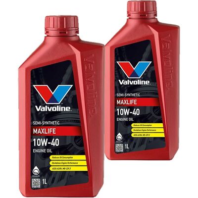 2x1l Valvoline Maxlife 10w-40 Motoröl Passend Für Mb 229.3 Vw 502/505.00 Rn 0710: Herstellernummer: 872295 2x1l Valvoline Maxlife 10w-40 Motoröl Passend Für Mb 229.3 Vw 502/505.00 Rn 0710: Herstellernummer: 872295
