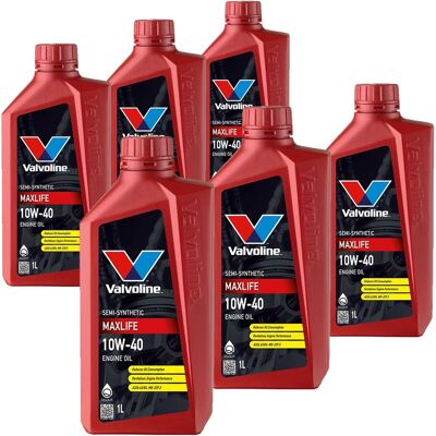 6x1l Valvoline Maxlife 10w-40 Motoröl Passend Für Mb 229.3 Vw 502/505.00 Rn 0710: Herstellernummer: 872295 6x1l Valvoline Maxlife 10w-40 Motoröl Passend Für Mb 229.3 Vw 502/505.00 Rn 0710: Herstellernummer: 872295