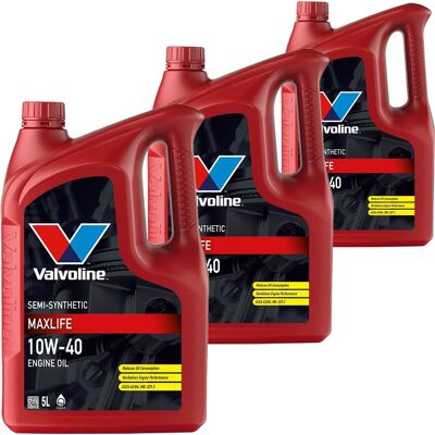 3x5l Valvoline Maxlife 10w-40 Motoröl Passend Für Mb 229.3 Vw 502/505.00 Rn 0710: Herstellernummer: 872297 3x5l Valvoline Maxlife 10w-40 Motoröl Passend Für Mb 229.3 Vw 502/505.00 Rn 0710: Herstellernummer: 872297