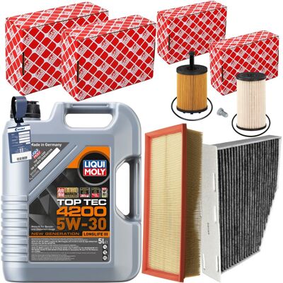 Febi Bilstein Febi Filterset+liqui Moly 5w30 Passend Für Vw Touran 1t Passat B6 Audi A3 8p: Kraftstofffilter 1a First Automotive: D20937 Amc Filter: Fff10068 Ap Xen Febi Bilstein Febi Filterset+liqui Moly 5w30 Passend Für Vw Touran 1t Passat B6 Audi A3 8p: Kraftstofffilter 1a First Automotive: D20937 Amc Filter: Fff10068 Ap Xen