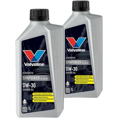 2x1l Valvoline Synpower™ Xl-iii C3 0w-30 Motoröl Passend Für Bmw Ll-04 Mb 229.52: Herstellernummer: 882243 2x1l Valvoline Synpower™ Xl-iii C3 0w-30 Motoröl Passend Für Bmw Ll-04 Mb 229.52: Herstellernummer: 882243