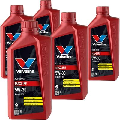 5x1l Valvoline Maxlife 5w-30 Motoröl Passend Für Mb 229.3 Vw 502.00/505.00 A3/b3: Herstellernummer: 872371 5x1l Valvoline Maxlife 5w-30 Motoröl Passend Für Mb 229.3 Vw 502.00/505.00 A3/b3: Herstellernummer: 872371