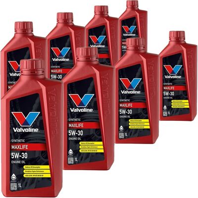 8x1l Valvoline Maxlife 5w-30 Motoröl Passend Für Mb 229.3 Vw 502.00/505.00 A3/b3: Herstellernummer: 872371 8x1l Valvoline Maxlife 5w-30 Motoröl Passend Für Mb 229.3 Vw 502.00/505.00 A3/b3: Herstellernummer: 872371