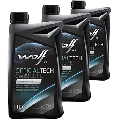 7x1l Wolf 0w20 Motoröl Hc Synthese Passend Für Vw 508/509.00 Porsche C20 Acea C6: Wolf 8331138 7x1l Wolf 0w20 Motoröl Hc Synthese Passend Für Vw 508/509.00 Porsche C20 Acea C6: Wolf 8331138