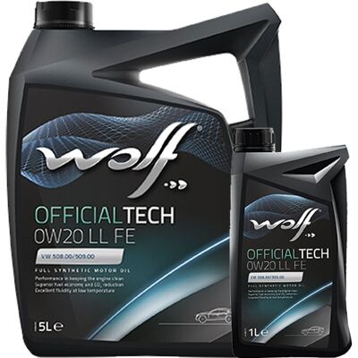 1x5+1x1l Wolf 0w20 Motoröl Hc Synthese Passend Für Vw 508/509.00 C20 Acea C6: Wolf 8331336 1x5+1x1l Wolf 0w20 Motoröl Hc Synthese Passend Für Vw 508/509.00 C20 Acea C6: Wolf 8331336