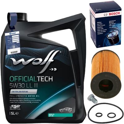 Bosch Ölfilter+5l Wolf 5w30 Passend Für Vw Passat B7 Golf 5 Touran 1t Audi Q5 Q3: Verschlussschraube, Ölwanne 3rg: 83021 Aic: 51791 Aic: 60209 Aic: 77 Bosch Ölfilter+5l Wolf 5w30 Passend Für Vw Passat B7 Golf 5 Touran 1t Audi Q5 Q3: Verschlussschraube, Ölwanne 3rg: 83021 Aic: 51791 Aic: 60209 Aic: 77