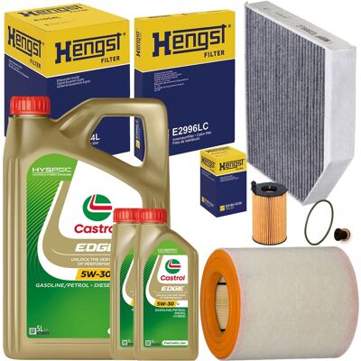 Hengst Filterset+castrol 5w30 Öl Passend Für 3.0 Tdi Audi A6 C7 A7 4g/204-326 Ps: Verschlussschraube, Ölwanne 3rg: 83074 Aic: 56430 Aic: 60297 Audi: N Hengst Filterset+castrol 5w30 Öl Passend Für 3.0 Tdi Audi A6 C7 A7 4g/204-326 Ps: Verschlussschraube, Ölwanne 3rg: 83074 Aic: 56430 Aic: 60297 Audi: N
