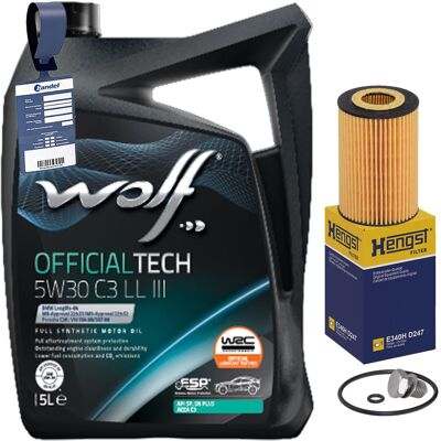 Hengst Ölfilter+wolf 5w30 Ll 3 C3 Öl Für Vw Golf 7 Passat Audi A1 A3 A4 A5 A6 Q3: Verschlussschraube, Ölwanne 3rg: 83021 Aic: 51791 Aic: 60209 Aic: 77 Hengst Ölfilter+wolf 5w30 Ll 3 C3 Öl Für Vw Golf 7 Passat Audi A1 A3 A4 A5 A6 Q3: Verschlussschraube, Ölwanne 3rg: 83021 Aic: 51791 Aic: 60209 Aic: 77
