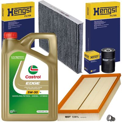 Hengst Filterset+castrol 5w30 Öl Passend Für Audi A3 8l Tt Vw Golf 4 Octavia 1: Verschlussschraube, Ölwanne 3rg: 83021 Aic: 51791 Aic: 60209 Aic: 7778 Hengst Filterset+castrol 5w30 Öl Passend Für Audi A3 8l Tt Vw Golf 4 Octavia 1: Verschlussschraube, Ölwanne 3rg: 83021 Aic: 51791 Aic: 60209 Aic: 7778