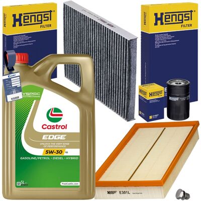 Hengst Filterset+castrol 5w30 Öl Passend Für Audi A3 8l Tt Vw Golf 4 Octavia 1: Verschlussschraube, Ölwanne 3rg: 83021 Aic: 51791 Aic: 60209 Aic: 7778 Hengst Filterset+castrol 5w30 Öl Passend Für Audi A3 8l Tt Vw Golf 4 Octavia 1: Verschlussschraube, Ölwanne 3rg: 83021 Aic: 51791 Aic: 60209 Aic: 7778