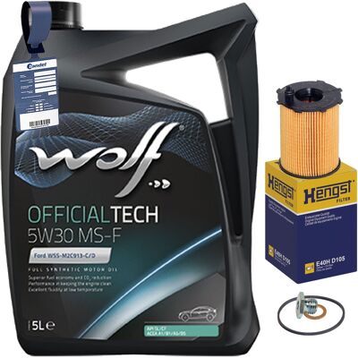 HENGST-FILTER Hengst Ölfilter+wolf 5w30 Ms-f Öl Passend Für Citroen Peugeot Ford Focus 1.4+1.6: Ölfilter 1a First Automotive: E50239 3rg: 98300 3rg: 98302 Amc Filte HENGST-FILTER Hengst Ölfilter+wolf 5w30 Ms-f Öl Passend Für Citroen Peugeot Ford Focus 1.4+1.6: Ölfilter 1a First Automotive: E50239 3rg: 98300 3rg: 98302 Amc Filte