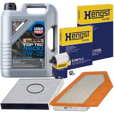 Hengst Filterset+5l Liqui Moly 5w30 Passend Für Opel Insignia B 2.0 Tdci: Verschlussschraube, Ölwanne 3rg: 83019 Aic: 51188 Aic: 61565 Alfa Romeo: 468 Hengst Filterset+5l Liqui Moly 5w30 Passend Für Opel Insignia B 2.0 Tdci: Verschlussschraube, Ölwanne 3rg: 83019 Aic: 51188 Aic: 61565 Alfa Romeo: 468