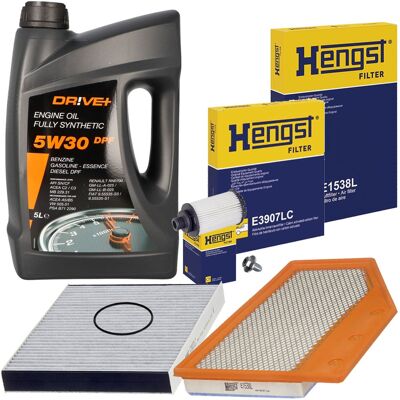 Hengst Filterset+5l Dr!ve 5w30 Öl Passend Für Opel Insignia B 2.0 Tdci: Filter, Innenraumluft 1a First Automotive: C30428 1a First Automotive: K30428 Hengst Filterset+5l Dr!ve 5w30 Öl Passend Für Opel Insignia B 2.0 Tdci: Filter, Innenraumluft 1a First Automotive: C30428 1a First Automotive: K30428