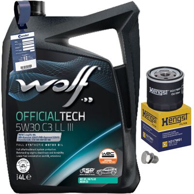 Hengst Ölfilter+4l Wolf 5w30 Öl Passend Für Vw Seat Skoda Audi 1.0-1.4 Tfsi/tsi: Ölfilter 1a First Automotive: L40635 Amc Filter: Fof10279 Amc Filter: Hengst Ölfilter+4l Wolf 5w30 Öl Passend Für Vw Seat Skoda Audi 1.0-1.4 Tfsi/tsi: Ölfilter 1a First Automotive: L40635 Amc Filter: Fof10279 Amc Filter: