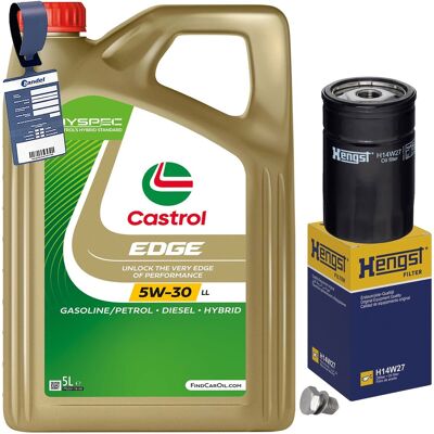HENGST FILTER Hengst Ölfilter+castrol Edge 5w30 Öl Passend Für Vw T5 Touran Golf 4 5 6 Audi A3: Verschlussschraube, Ölwanne 3rg: 83021 Aic: 51791 Aic: 60209 Aic: 77 HENGST FILTER Hengst Ölfilter+castrol Edge 5w30 Öl Passend Für Vw T5 Touran Golf 4 5 6 Audi A3: Verschlussschraube, Ölwanne 3rg: 83021 Aic: 51791 Aic: 60209 Aic: 77