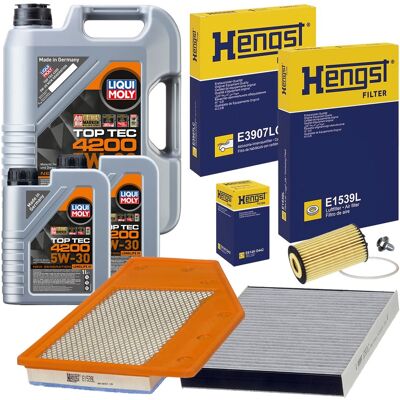 Hengst Filterset+6l Liqui 5w30 Öl Passend Für Opel Insignia B 1.6 Turbo / 200 Ps: Verschlussschraube, Ölwanne 3rg: 83093 Aic: 72853 Automega: 21851421 Hengst Filterset+6l Liqui 5w30 Öl Passend Für Opel Insignia B 1.6 Turbo / 200 Ps: Verschlussschraube, Ölwanne 3rg: 83093 Aic: 72853 Automega: 21851421
