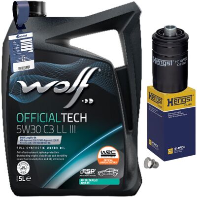 HENGST FILTER Hengst Ölfilter+5l Wolf 5w30 Ll Öl Passend Für Vw Passat C3 Golf 5 Audi A3 8p A5: Ölfilter 1a First Automotive: L40630 Amc Filter: Fof10205 Ap Xenergy HENGST FILTER Hengst Ölfilter+5l Wolf 5w30 Ll Öl Passend Für Vw Passat C3 Golf 5 Audi A3 8p A5: Ölfilter 1a First Automotive: L40630 Amc Filter: Fof10205 Ap Xenergy