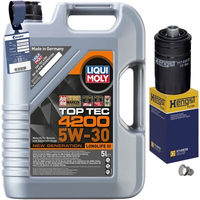 HENGST FILTER Hengst Ölfilter+5l Liqui Moly 5w30 Öl Passend Für Vw Passat C3 Golf 5 Audi A3 8p: Ölfilter 1a First Automotive: L40630 Amc Filter: Fof10205 Ap Xenergy HENGST FILTER Hengst Ölfilter+5l Liqui Moly 5w30 Öl Passend Für Vw Passat C3 Golf 5 Audi A3 8p: Ölfilter 1a First Automotive: L40630 Amc Filter: Fof10205 Ap Xenergy