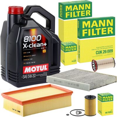MANN-FILTER Mann Filterset+5l Motl 5w30 Passend Für A3 8v Golf 7 Passat B8 Touran 5t/ Tdi: Kraftstofffilter 1a First Automotive: D21463 Aic: 57381 Amc Filter: Fff MANN-FILTER Mann Filterset+5l Motl 5w30 Passend Für A3 8v Golf 7 Passat B8 Touran 5t/ Tdi: Kraftstofffilter 1a First Automotive: D21463 Aic: 57381 Amc Filter: Fff