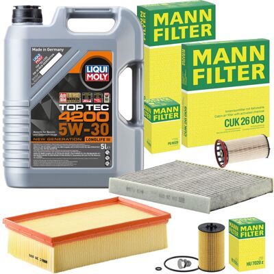 MANN-FILTER Mann Filterset+5l Liqui Moly 5w30 Passend Für A3 8v Golf 7 Passat B8 Touran 5t: Kraftstofffilter 1a First Automotive: D21463 Aic: 57381 Amc Filter: Ff MANN-FILTER Mann Filterset+5l Liqui Moly 5w30 Passend Für A3 8v Golf 7 Passat B8 Touran 5t: Kraftstofffilter 1a First Automotive: D21463 Aic: 57381 Amc Filter: Ff