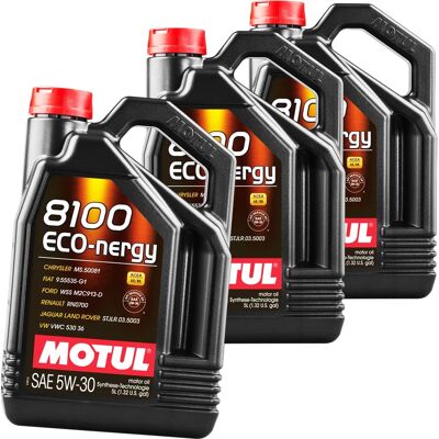3x5 L Motul 8100 Eco-nergy 5w30 Passend Für Ford Wss-m2c913-d Acea A5/b5 Api Sp: Motoröl Febi Bilstein: 101150 Febi Bilstein: 101151 Febi Bilstein: 10 3x5 L Motul 8100 Eco-nergy 5w30 Passend Für Ford Wss-m2c913-d Acea A5/b5 Api Sp: Motoröl Febi Bilstein: 101150 Febi Bilstein: 101151 Febi Bilstein: 10