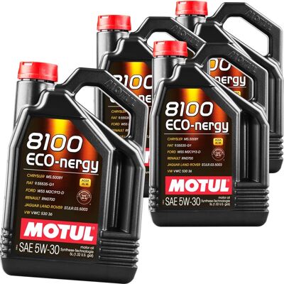 4x5 L Motul 8100 Eco-nergy 5w30 Passend Für Ford Wss-m2c913-d Acea A5/b5 Api Sp: Motoröl Febi Bilstein: 101150 Febi Bilstein: 101151 Febi Bilstein: 10 4x5 L Motul 8100 Eco-nergy 5w30 Passend Für Ford Wss-m2c913-d Acea A5/b5 Api Sp: Motoröl Febi Bilstein: 101150 Febi Bilstein: 101151 Febi Bilstein: 10