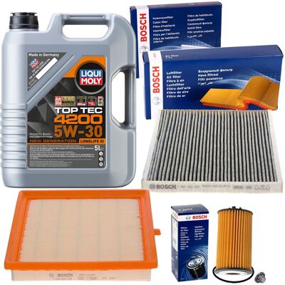 Bosch Filterset+5l Liqui Moly 5w30 Öl Passend Für Opel Adam 1.2+1.4/ 69-101 Ps: Ölfilter 1a First Automotive: E50348 Amc Filter: Do708 Ashika: 10eco07 Bosch Filterset+5l Liqui Moly 5w30 Öl Passend Für Opel Adam 1.2+1.4/ 69-101 Ps: Ölfilter 1a First Automotive: E50348 Amc Filter: Do708 Ashika: 10eco07
