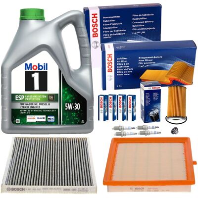 Bosch Filterset+mobil 1 Esp 5w30 Öl Passend Für Opel Adam 1.2+1.4 / 69 87 101 Ps: Ölfilter 1a First Automotive: E50348 Amc Filter: Do708 Ashika: 10eco Bosch Filterset+mobil 1 Esp 5w30 Öl Passend Für Opel Adam 1.2+1.4 / 69 87 101 Ps: Ölfilter 1a First Automotive: E50348 Amc Filter: Do708 Ashika: 10eco
