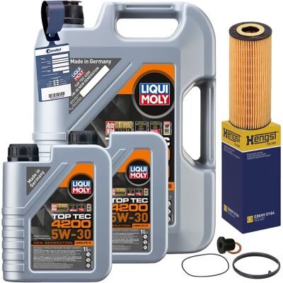 Hengst Ölfilter+7l Liqui Moly Toptec 5w30 Öl Passend Für Audi A4-a8 2.4-3.2 Tfsi: Ölfilter 1a First Automotive: E50254 3rg: 98709 3rg: 98726 Amc Filte Hengst Ölfilter+7l Liqui Moly Toptec 5w30 Öl Passend Für Audi A4-a8 2.4-3.2 Tfsi: Ölfilter 1a First Automotive: E50254 3rg: 98709 3rg: 98726 Amc Filte
