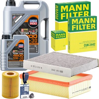 MANN-FILTER Mann Inspektionspaket+liqui Moly 5w30 Passend Für Opel Mokka J13 Chevrolet Trax: Ölfilter 1a First Automotive: E50347 Amc Filter: Do726 Ap Xenergy: X1 MANN-FILTER Mann Inspektionspaket+liqui Moly 5w30 Passend Für Opel Mokka J13 Chevrolet Trax: Ölfilter 1a First Automotive: E50347 Amc Filter: Do726 Ap Xenergy: X1